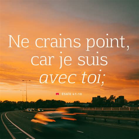 Sa E Ne Crains Rien Car Je Suis Avec Toi Ne Prom Ne Pas Des