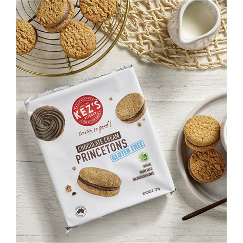 Kez S Kitchen Gluten Free Chocolate Cream Princetons 125g Woolworths