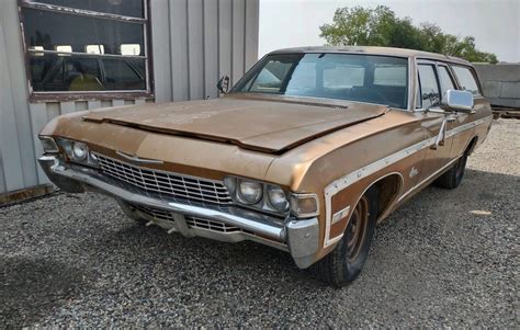 427 Powered Estate 1968 Chevrolet Caprice Wagon Barn Finds