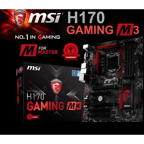 Mainboard INTEL MSI H170 GAMING M3 (Socket 1151) มือสอง พร้อมส่ง แพ็คดี ...
