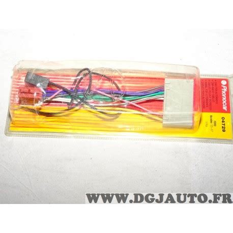 Cable Faisceau Branchement Autoradio Poste Radio Phonocar 04729 Pour