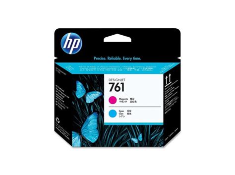 Cabeça de impressão HP 761 magenta ciano ch646a