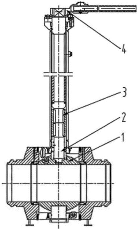 可在线带压更换阀杆密封组件的全焊接埋地球阀及其组装方法与流程2