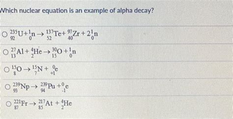 Solved Complete The Following Nuclear Fission Equation Chegg