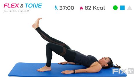 Flex Tone Esercizi Di Pilates Fusion Total Body Con Focus Glutei E