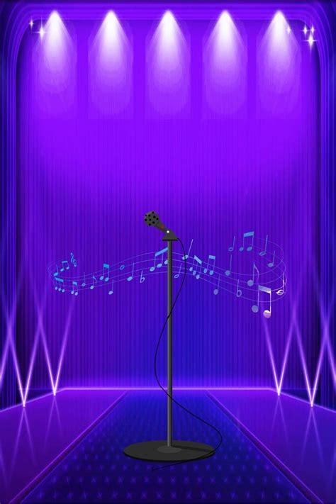 Atmospheric Concert Stage Poster Background Material Wallpaper Image For Free Download Pngtree