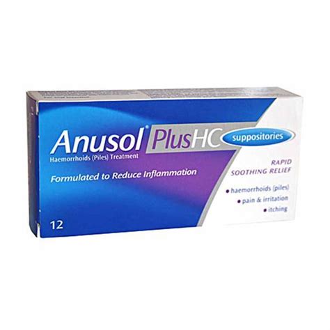 Anusol HC Suppositories Ballyduff Pharmacy