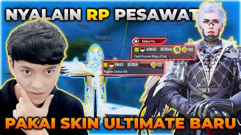 Greget Iseng Nyalain Royale Pass Di Pesawat Pakai Skin Ultimate