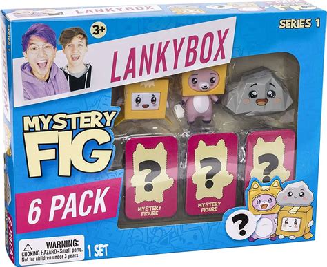 LankyBox Series 1 Mystery Fig 6-Pack Bonkers Toy Co. - ToyWiz