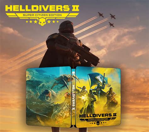 Helldivers 2 Pre Order Edition Steelbook Fantasybox