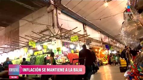 La inflación se mantiene a la baja en México Noticias con Crystal