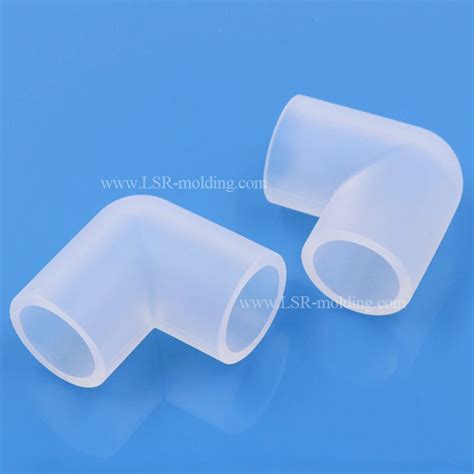 Medical Grade Silicone Hose Tube Couplers Silicon Joiner 90 Degree