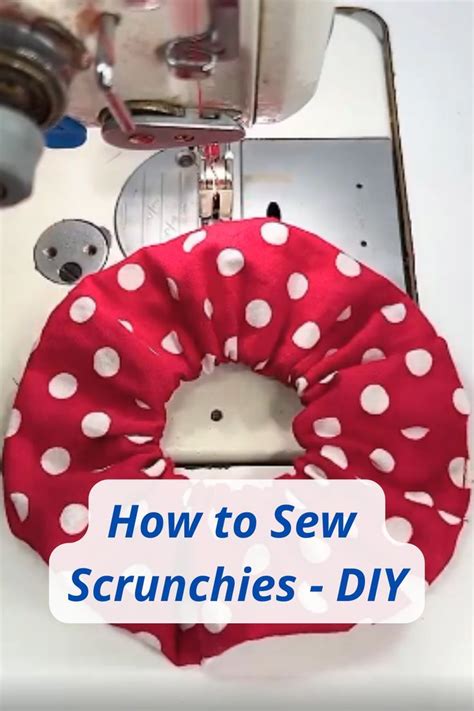 Trendy Diy Scrunchies Easy Sewing Tutorial