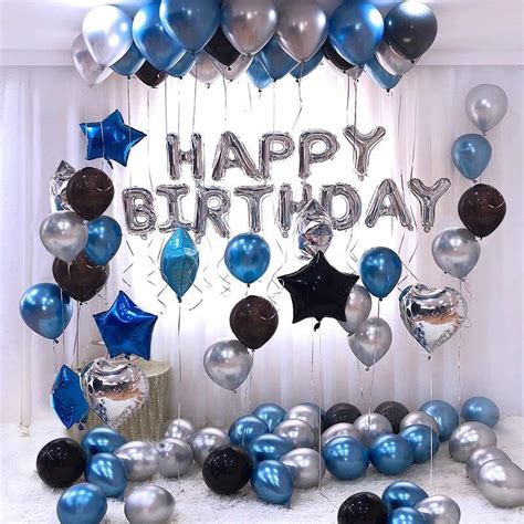 Buy Party Propz Happy Birthday Letter Foil Balloon Set Of Silver Pack