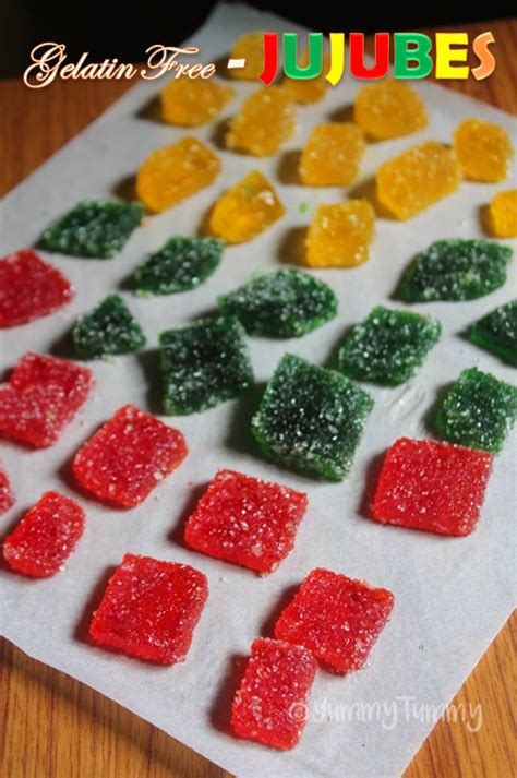 Homemade Jujubes Recipe - Vegan & Gelatin Free Option Included - Yummy ...