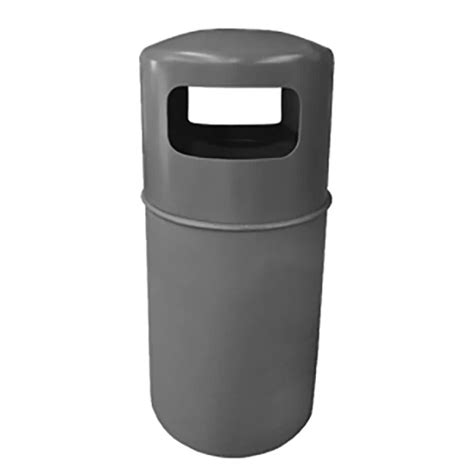 Hooded Litter Bin Grey Pro Line Direct