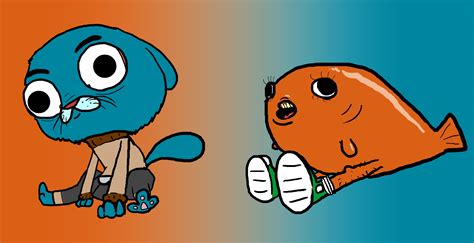 Gumball and Darwin by M4dMuffin on DeviantArt