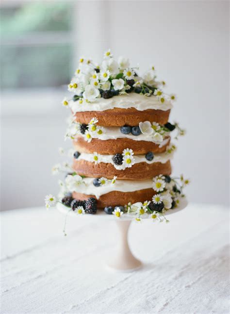 Strawberry Chamomile Naked Cake Artofit