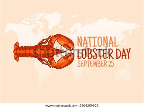 Vector Graphic National Lobster Day Good Stock Vector Royalty Free