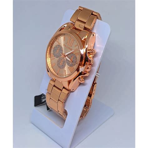 Relógio a Prova água Feminino Pallyjane Pulseira de Aço Inox Dourado