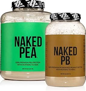 Amazon Naked Dairy Free Protein Bundle Lb Unflavored Naked Pea And Lb Naked Pb Health