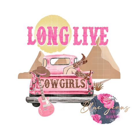 Long Live Cowgirls PNG Desert Drifter Sublimation Design Etsy