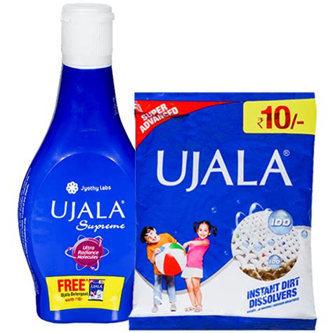 Buy Ujala Supreme Fabric Whitener Free Ujala Detergent 115 G 250 Ml