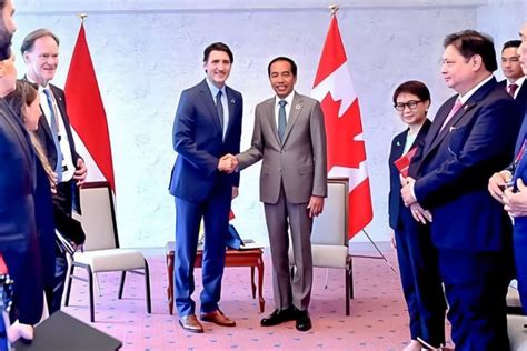 Bocoran Diskusi Jokowi Dan Pm Kanada Justin Trudeau Di Ktt G