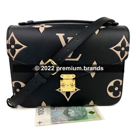 Torebka Louis Vuitton Pochette Metis Bicolor Monogram skóra naturalna