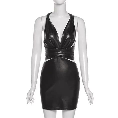 Jual Lingerie Sexy Sexy Clubwear Bahan Kulit Latex Cantik SLB 541 Shopee Indonesia