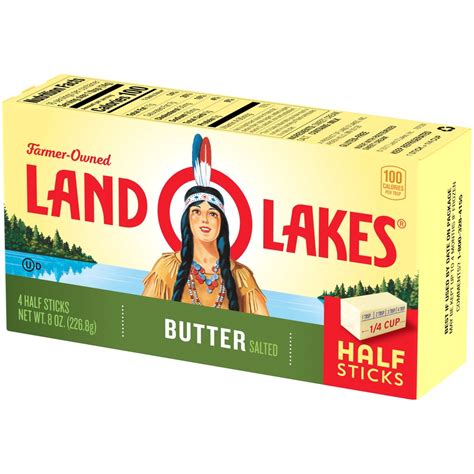 Land O Lakes Half Sticks Salted Butter Oz Shipt