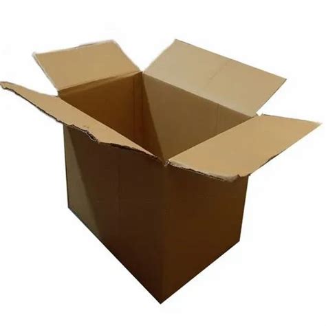 Rectangle Brown 3 Ply Corrugated Box Box Capacity 6 10 Kg At Rs 50