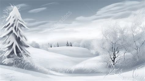 Best Winter Winter Illustration Powerpoint Background For Presentation ...