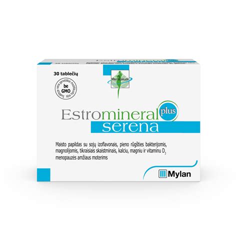 Estromineral Serena Plus Tablet S N Benu Vaistin