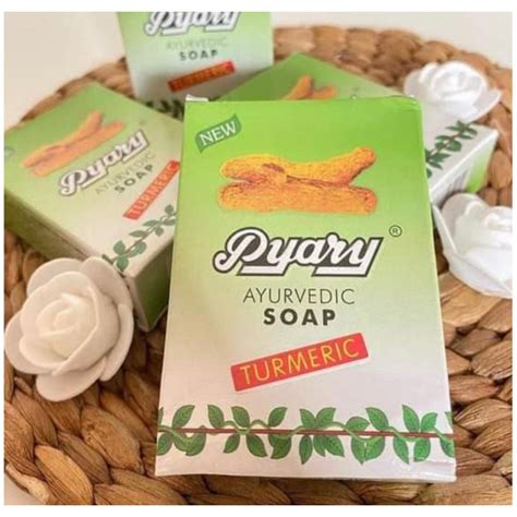 Pyary Ayurvedic Turmeric Soap Original Shopee Philippines