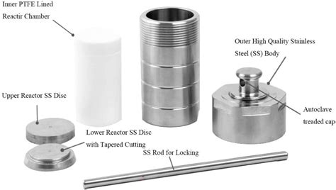 Hydrothermal Synthesis Autoclave Reactor With Ptfe Lined Vessel