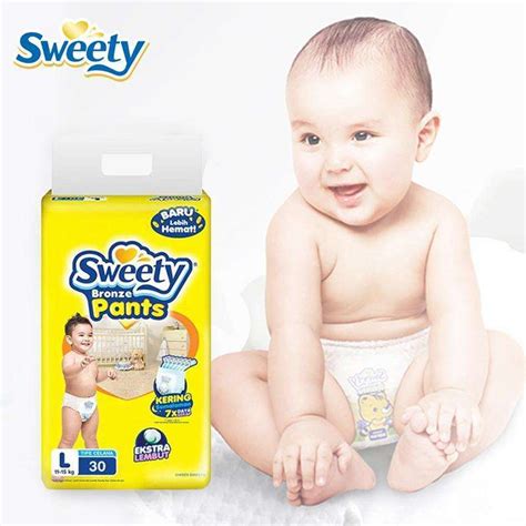 Jual Popok Bayi Sweety Bronze Pants Ukuran L M Xxl Harga Murah