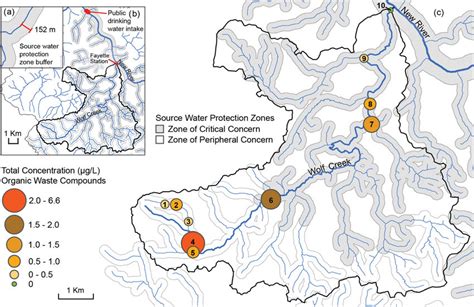 Source Water Protection Zones Buffered M From Center Of Stream