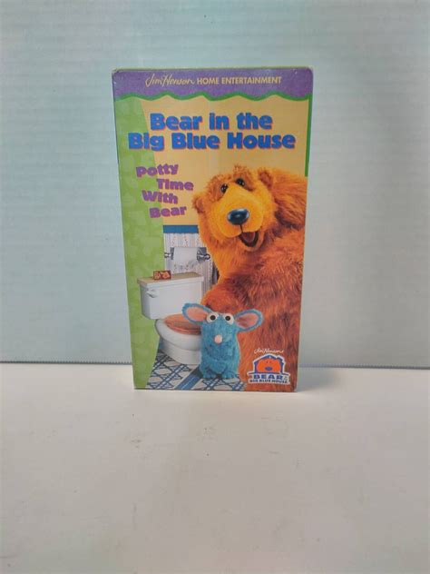 Bear in the Big Blue House Potty Time With Bear VHS Tested Working - Etsy