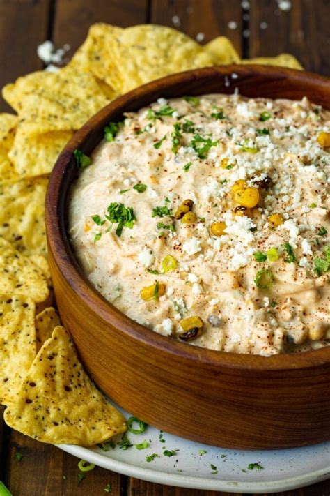 Delicious Mexican Street Corn Dip Recipe Oh Sweet Basil