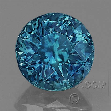 Blue Green Montana Sapphire Teal Round Roulette Cut Cts