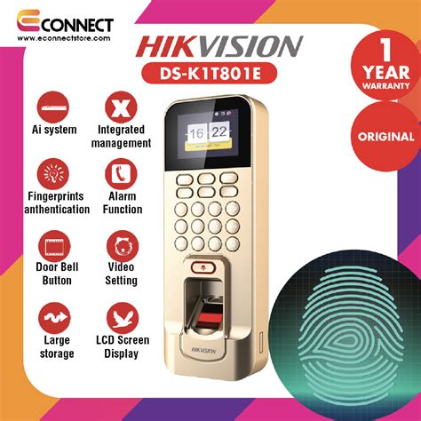 Hikvision Ds K1t804mfds K1t261 M1 Card Fingerprint Fingerprint