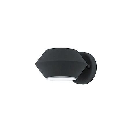 Luminario Exterior Para Pared Led De X Cm Negro