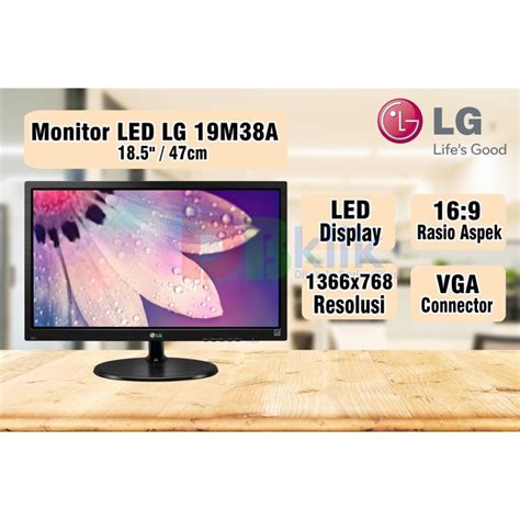 Jual Monitor Led Lg M A Vga Lg M A Inch Shopee Indonesia