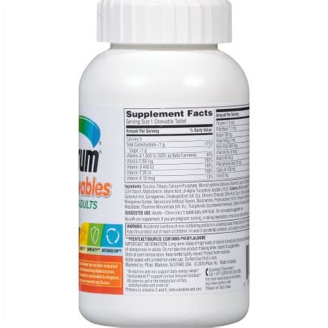 Centrum® Orange Burst Chewables Adult Multivitamin Tablets, 100 ct ...