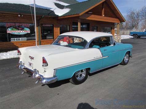 Sold Sold 1955 Chevrolet Bel Air 2 Door Hardtop Fuel Injected Lt1 Ross Customs