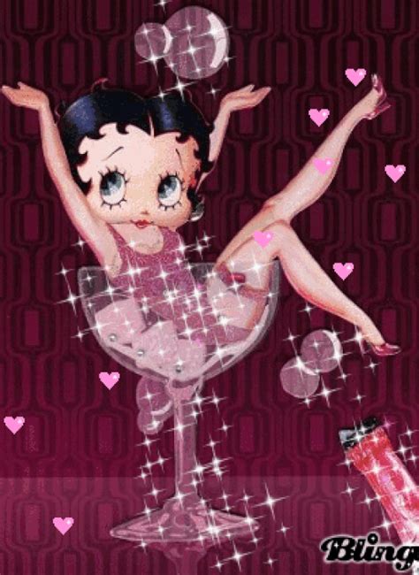 Pin By Nina Larsen On Bursdag Happy Birthday Betty Boop Betty Boop