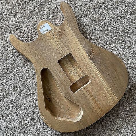 Unfinished Alder Wood Guitar Custom Body DIY Project Reverb