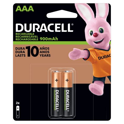 Pilas Recargables Duracell Aaa De Mah