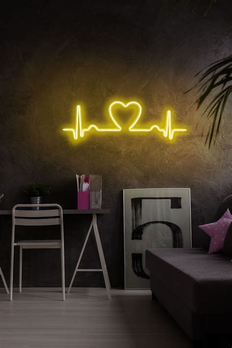 Neon Graph Love Led Dekoratif Duvar Aydınlatması Neon Duvar Yazısı